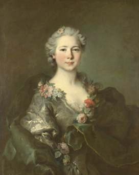 Louis Tocque Portrait of mademoiselle de Coislin China oil painting art